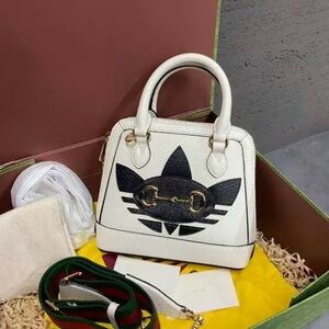 Gucci X Adidas 1955 Horsebit Bag  New 74911